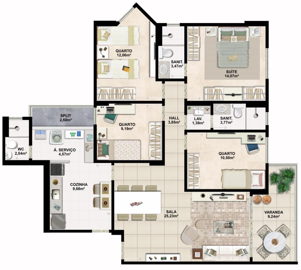 Apartamento - Cidade jardim